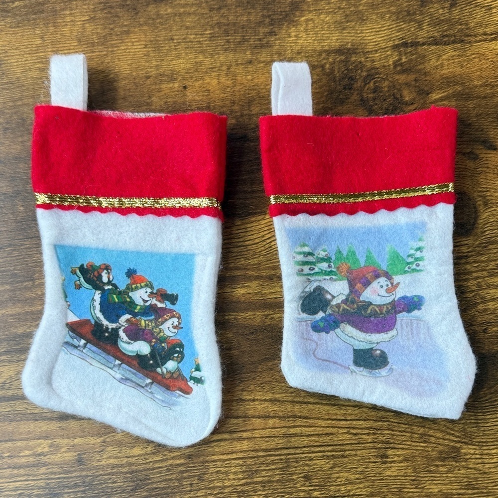 Festive Snowman Christmas Stockings